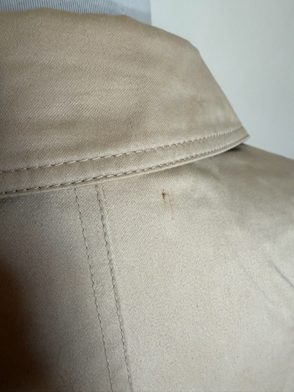 Coach Beige Single-Breasted Trench Coat - Picture 12 of 12